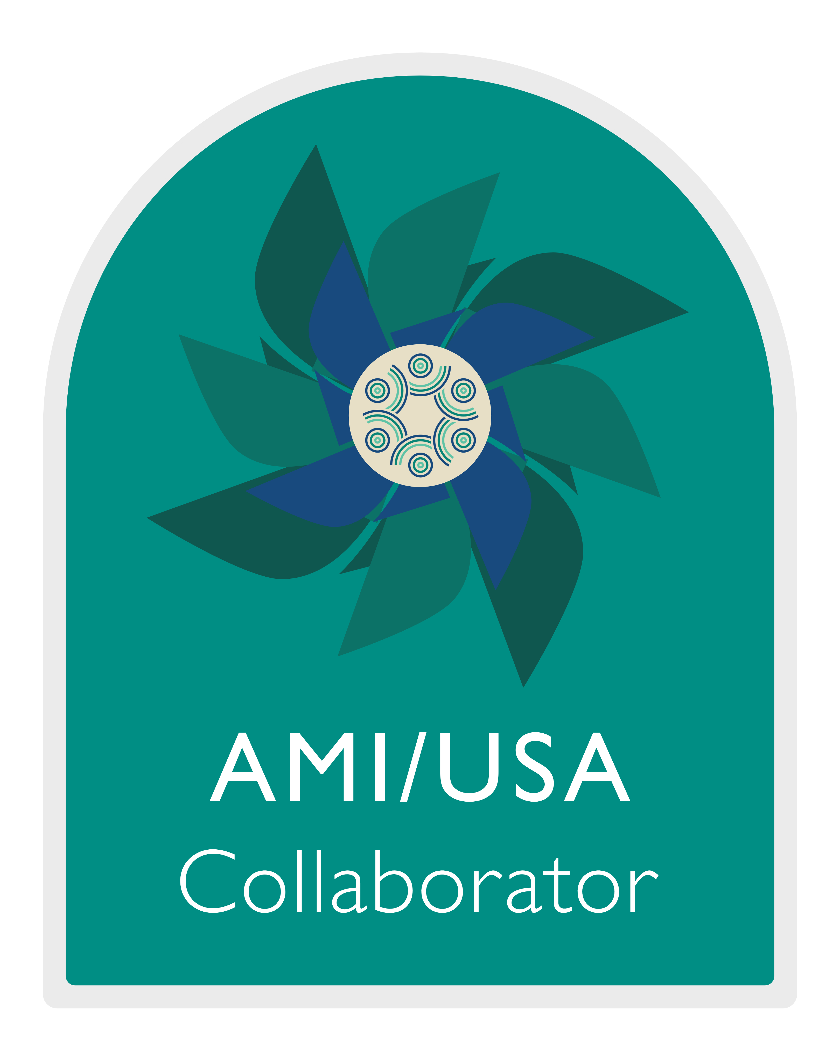 flower design with text green and blue 